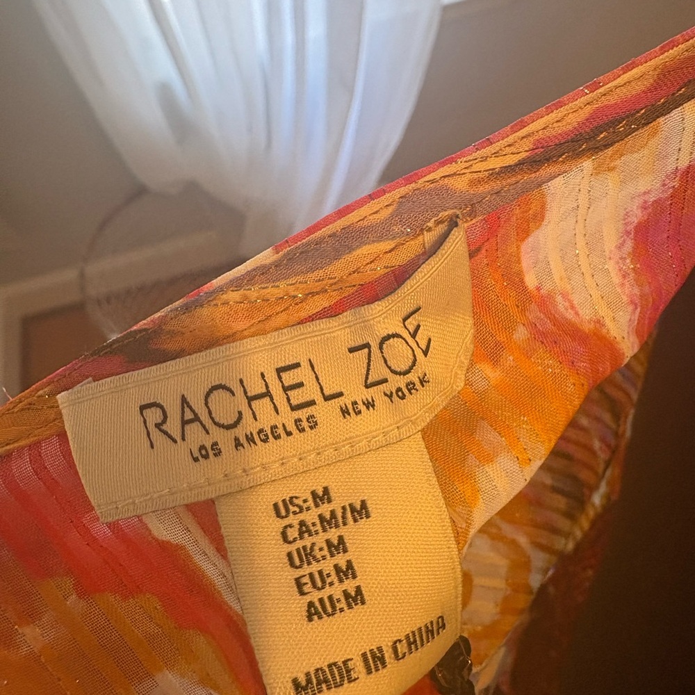 Rachel Zoe Colorful Ruffle Sleeve Tank - Picture 4 of 4